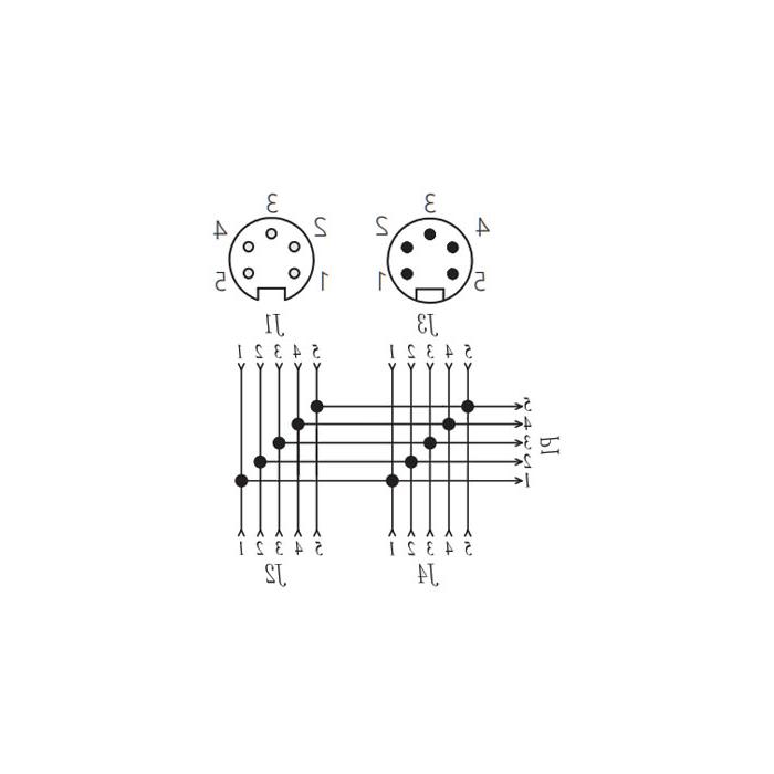 7/8”interface、5 Pin、4 Port、Power junction box、270541